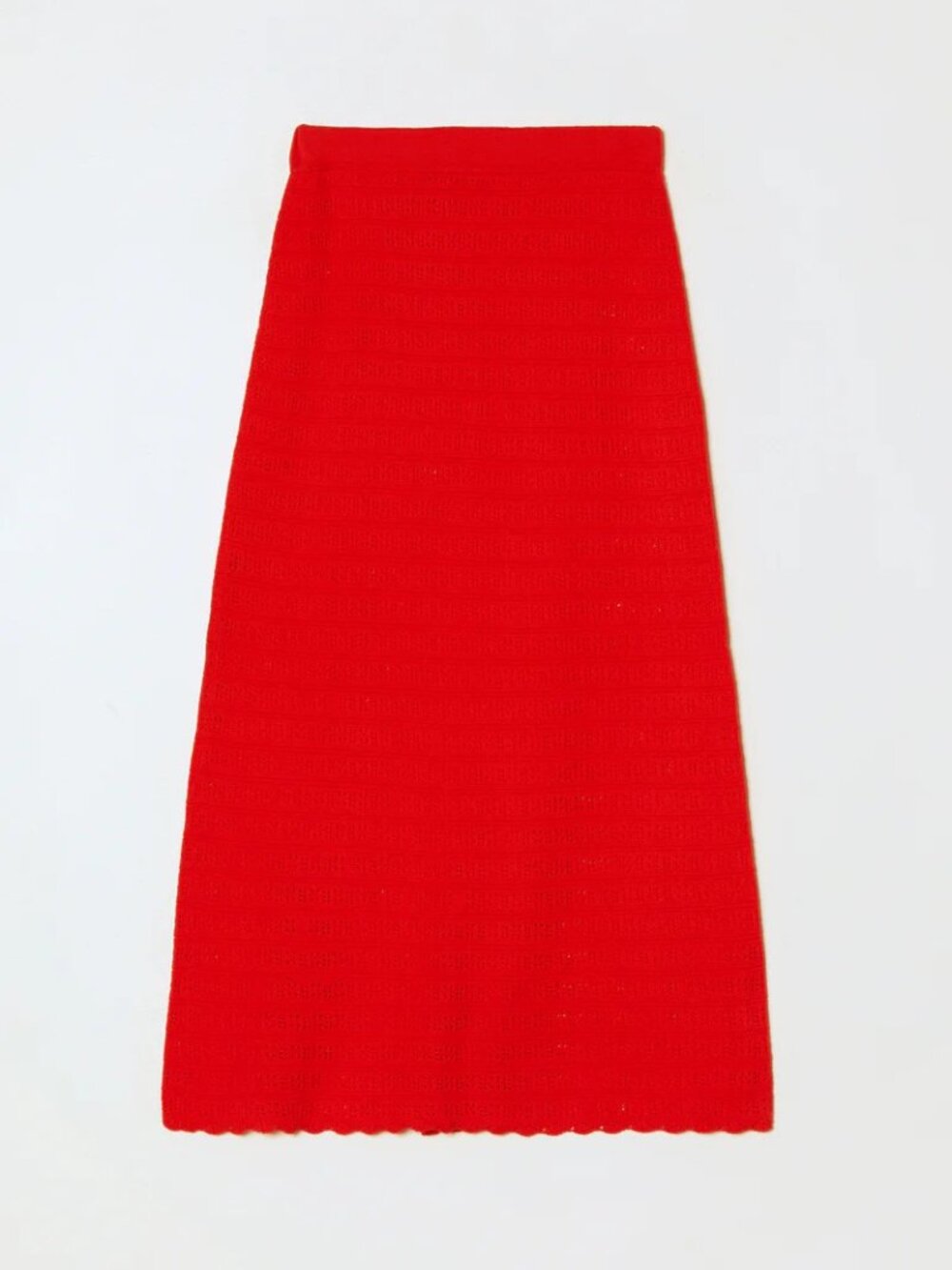 NEW Atelier Delphine Lorena Lace Skirt in Red
